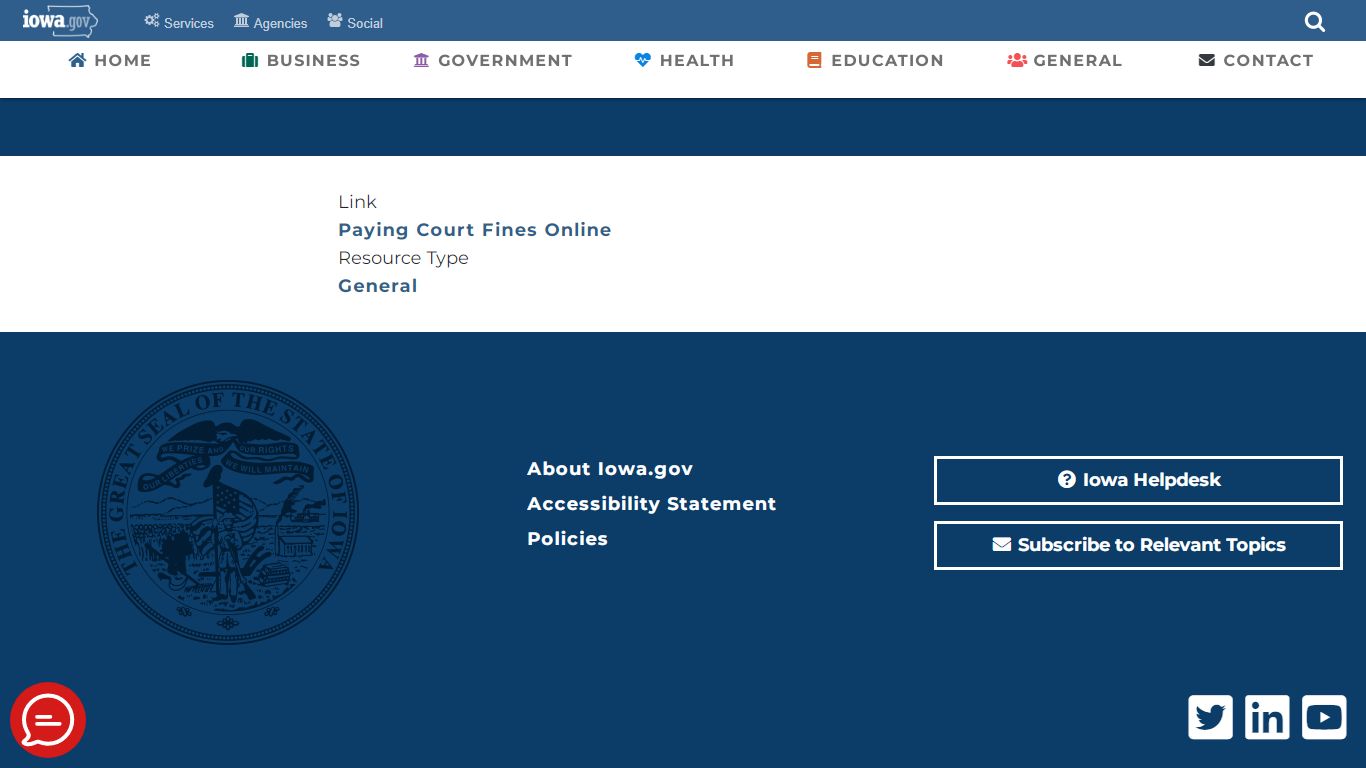 Paying Court Fines Online | Iowa.gov